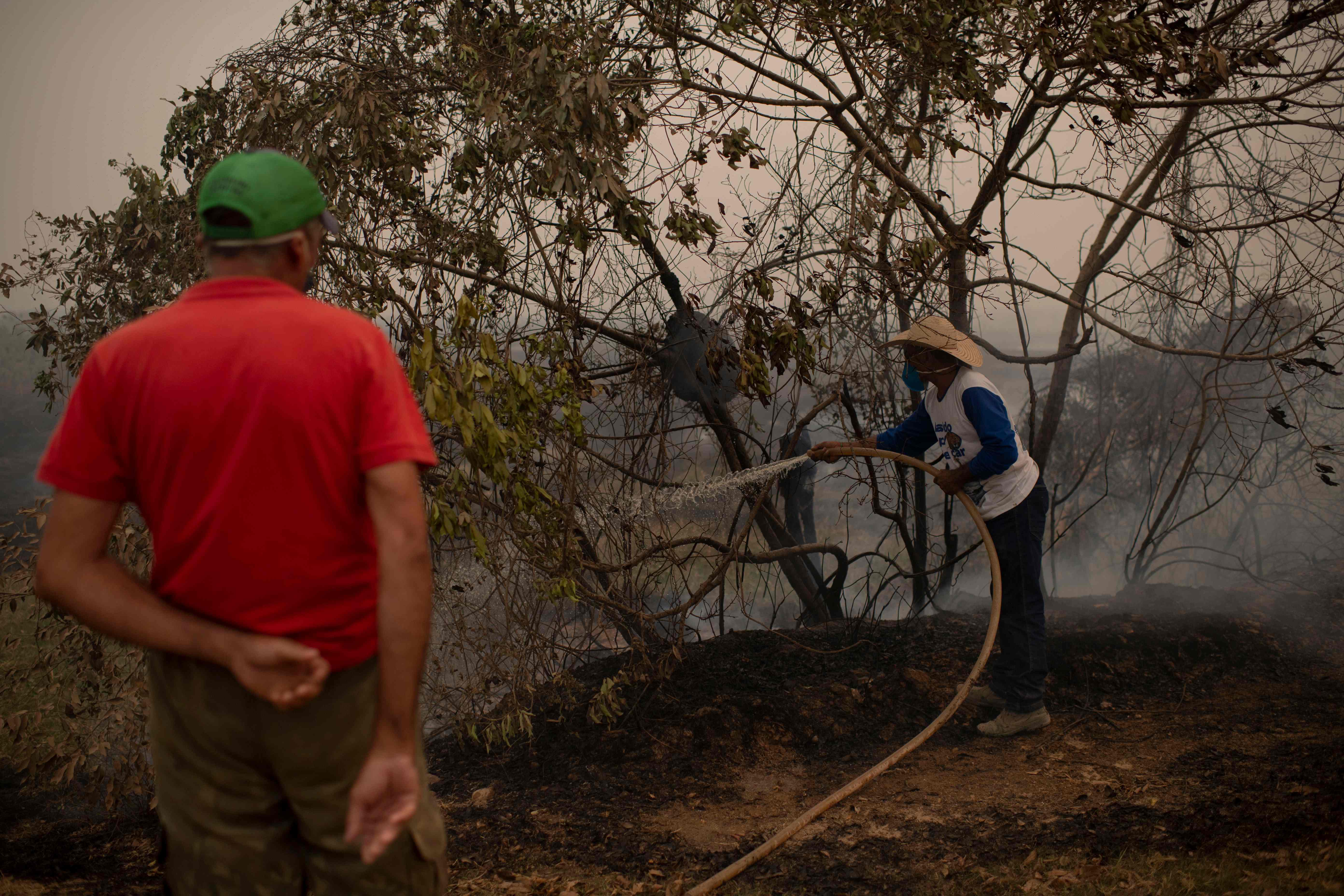 世界最大的濕地，位於南美洲的潘塔納爾濕地今年發生創紀錄的火災，過火面積達到總面積的十分之一。大火威脅著這個生物多樣性最豐富的生態系統。（法新社）